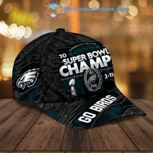 2024 Super Bowl LIX Philadelphia Eagles Champs 2-Time Classic Cap