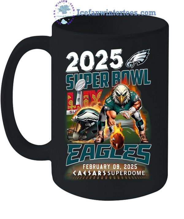 2025 Super Bowl Eagles February 09 2025 Superdome Limited Edition Unisex T-Shirt