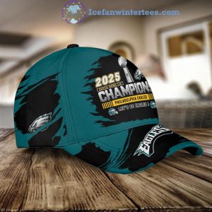 2025 Super Bowl LIX Champions Philadelphia Eagles Let’s Go Eagles Classic Cap