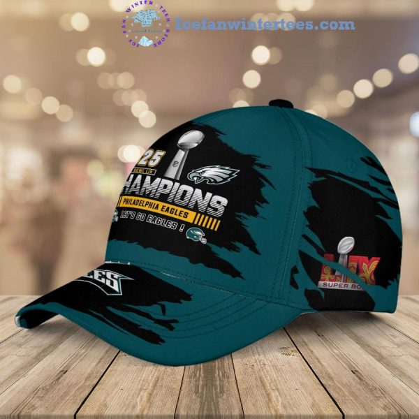 2025 Super Bowl LIX Champions Philadelphia Eagles Let’s Go Eagles Classic Cap