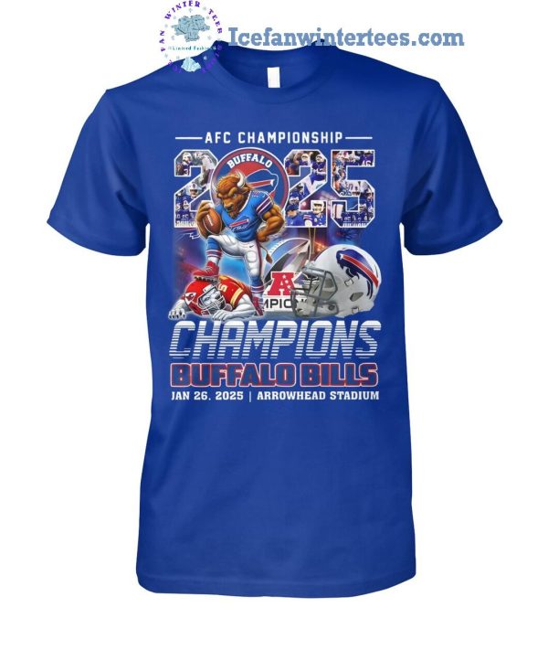 AFC Championship 2025 Champions Buffalo Bills Limited Edition Unisex T-Shirt