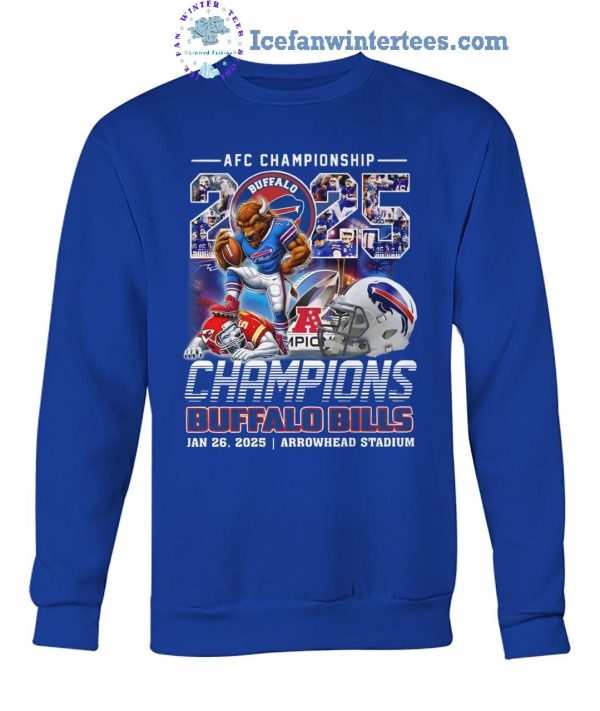 AFC Championship 2025 Champions Buffalo Bills Limited Edition Unisex T-Shirt