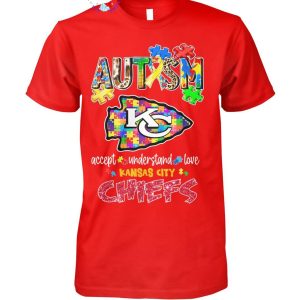 AUTISM Accept Understand Love Kansas City Chiefs Limited Eidition Unisex T-Shirt