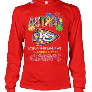 AUTISM Accept Understand Love Kansas City Chiefs Limited Eidition Unisex T-Shirt