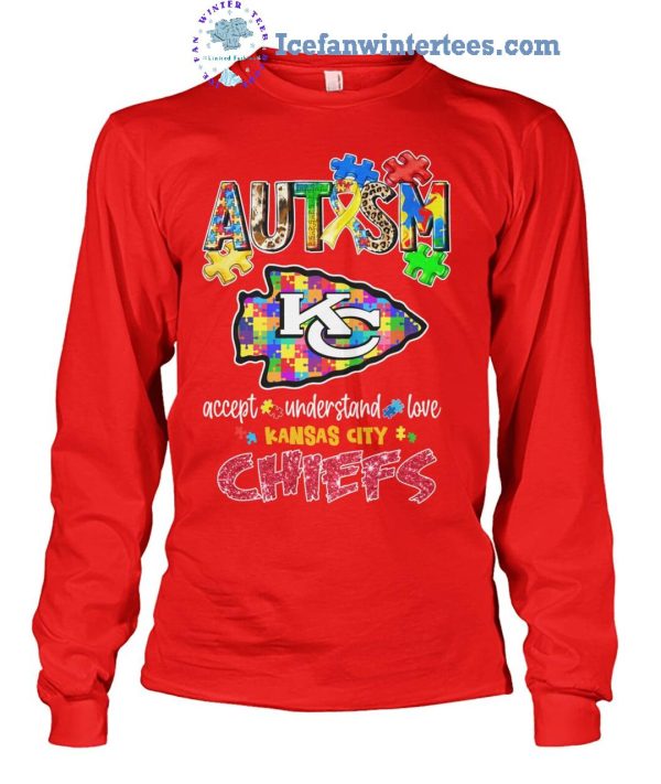 AUTISM Accept Understand Love Kansas City Chiefs Limited Eidition Unisex T-Shirt