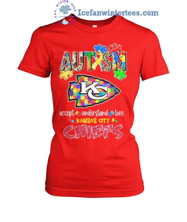 AUTISM Accept Understand Love Kansas City Chiefs Limited Eidition Unisex T-Shirt