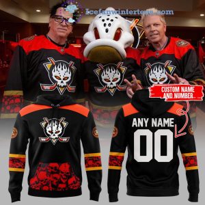 Anaheim Ducks x The Offspring New 2025 For Fans Custom Name And Number Hoodie