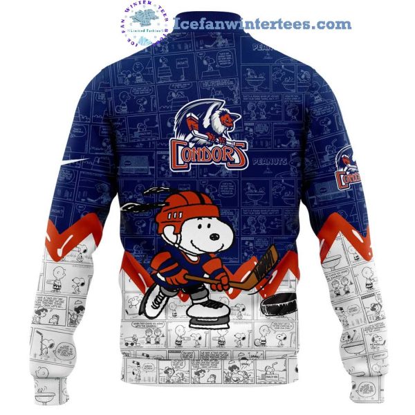 Bakersfield Condors 75th Anniversary of Peanuts For Fan Limited Edition Baseball Jacket