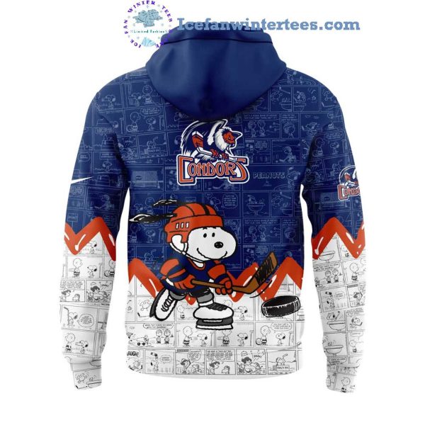 Bakersfield Condors 75th Anniversary of Peanuts For Fan Limited Edition Hoodie