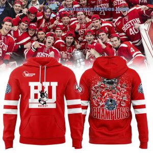 Boston University Terriers Men’s Hockey Beanpot MVP Champions 2025 Limited Edition Hoodie