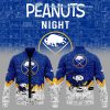 Atlanta Gladiators 75th Anniversary Of Peanuts Night For Fans Limited Edition Baseball Jacket