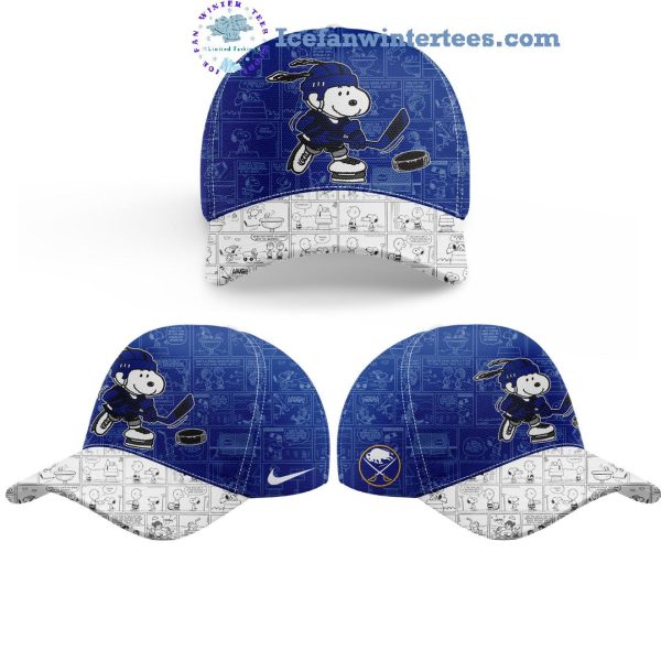 Buffalo Sabres 75th Anniversary Of Peanuts Night For Fans Limited Edition Hoodie Longpants Cap