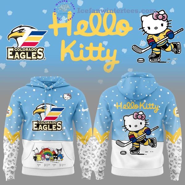 Colorado Eagles x Hello Kitty And Friends For Fans Limited Edition Hoodie Longpants Cap