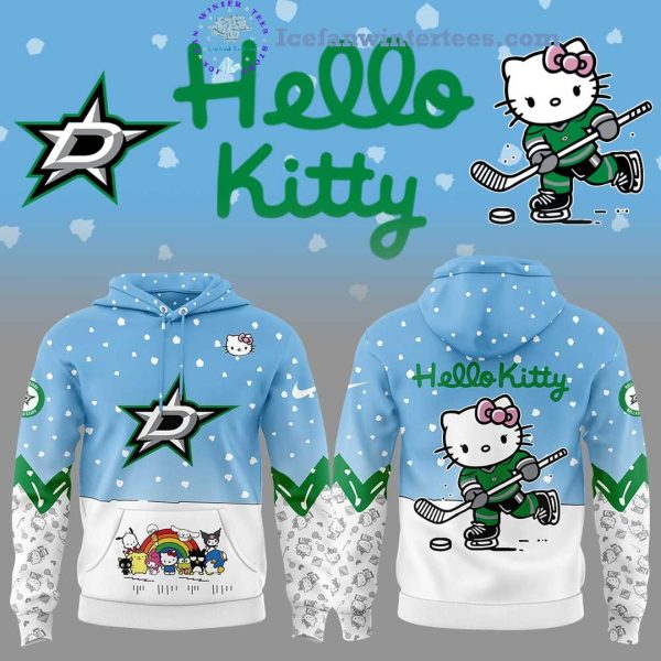 Dallas Stars x Hello Kitty And Friends For Fans Limited Edition Hoodie Longpants Cap