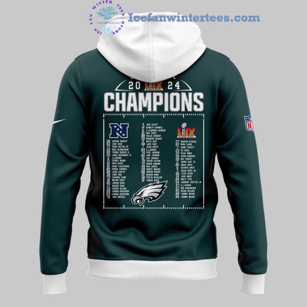 Eagles 2024 Super Bowl LIX Champs NFL Limited Edition Hoodie