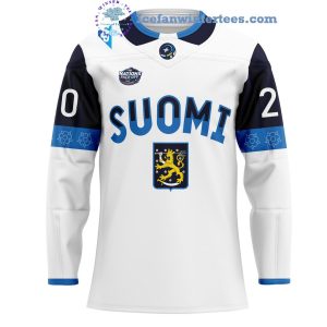 Finnish National Men’s Ice Hockey Team Finland 4 Nations Face-Off 2025 Hockey Jersey