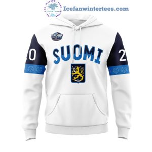 Finnish National Men’s Ice Hockey Team Finland 4 Nations Face-Off 2025 Hoodie Longpants Cap