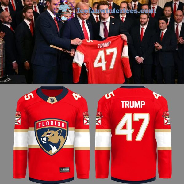 Florida Panthers Hockey NHL Trump 45-47 2025 Limited Edition Hockey Jersey