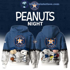 Houston Astros 75th Anniversary Of Peanuts Night Snoopy For Fans Hoodie