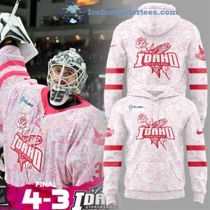 Idaho Steelheads Pink in the Rink Final 4-3 2025 Hoodie Longpants Cap