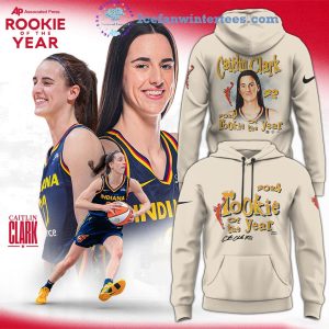 Indiana Fever Caitlin Clark 2024 WNBA Rookie of the Year Hoodie