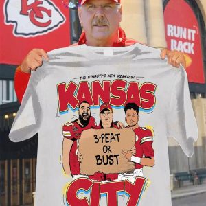 Kansas City Chiefs 3-Peat Or Burst Super Bowl Champions 2025 For Fans Unisex T-Shirt