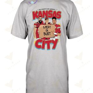 Kansas City Chiefs 3-Peat Or Burst Super Bowl Champions 2025 For Fans Unisex T-Shirt