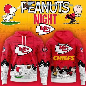 Kansas City Chiefs 75th Anniversary Of Peanuts Night Snoopy For Fans Hoodie