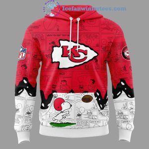 Kansas City Chiefs 75th Anniversary Of Peanuts Night Snoopy For Fans Hoodie