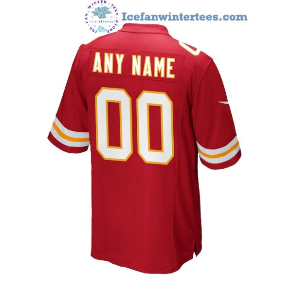 Kansas City Chiefs NFL 2025 Super Bowl LIX Custom Name and Number Foootball Jersey