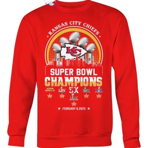 Kansas City Chiefs Super Bowl Champions 2025 Limited Edition Unisex T-Shirt