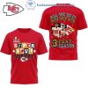 Kansas City Chiefs Super Bowl Sunday All We Do Is Win Win Win 3Peat Season Unisex 3D T-Shirt  – White