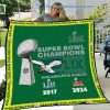 2024-2025 Philadelphia Eagles World Champions Limited Edition Fleece Blanket