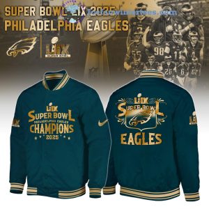 LIX Super Bowl Philadelphia Eagles Champions 2025 Limited Edition Baseball Jacket