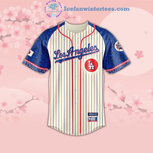 Los Angeles Dodgers x Japanese Heritage Night April 28 Limited Edition Baseball Jersey