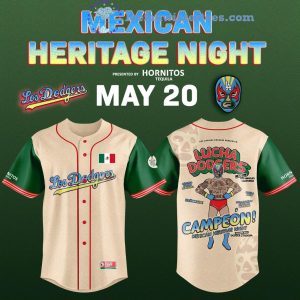 Los Angeles Dodgers x Mexican Heritage Night May 20 Limited Edition Baseball Jersey