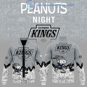 Los Angeles Kings 75th Anniversary Of Peanuts Night For Fans Limited Edition Hoodie Longpants Cap