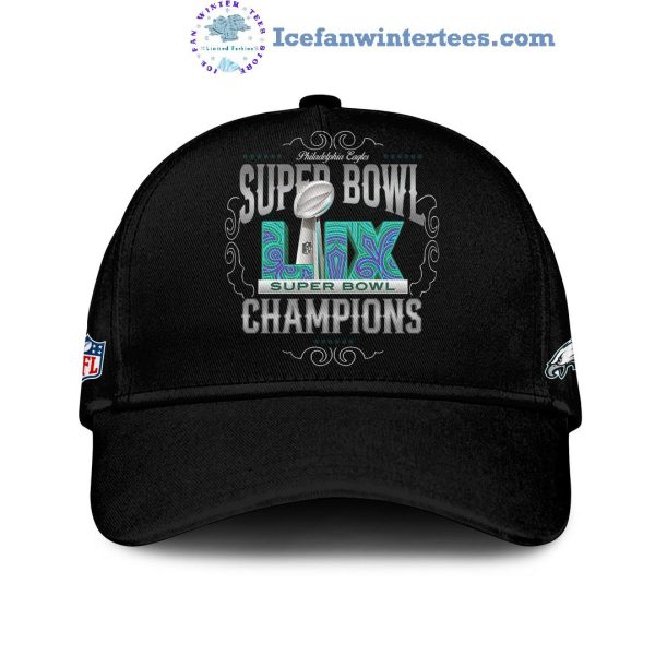 NFL Super Bowl LIX Champions Philadelphia Eagles 2025 Limited Edition Hoodie Longpants Cap