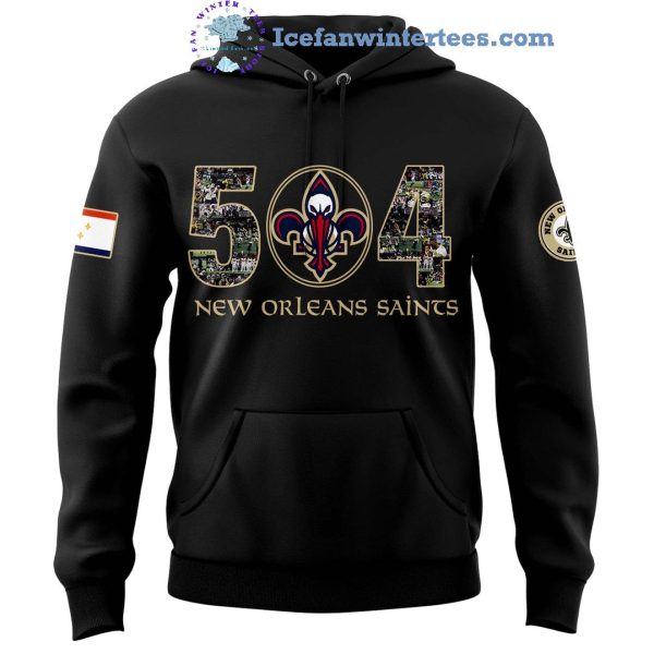 New Orleans Saints 504 Clean Dat Limited Edition Hoodie