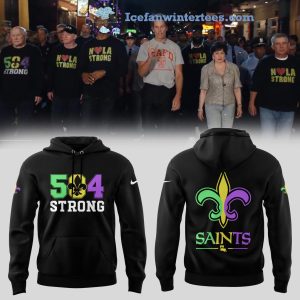 New Orleans Saints 504 Strong For Fans 2025 Limited Edition Unisex 3D T-Shirt