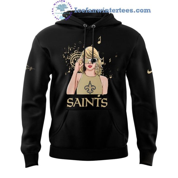 New Orleans Saints x Taylor Swift The Eras Tour Swifties Who Dat Hoodie