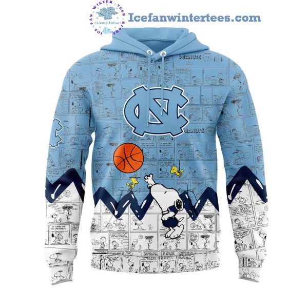 North Carolina Tar Heels Basketball 75th Anniversary Of Penuts Night For Fans Hoodie