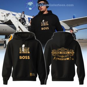 Patrick Mahomes x Kansas City Chiefs Super Bowl LIX BOSS Limited Edition Hoodie Longpants Cap