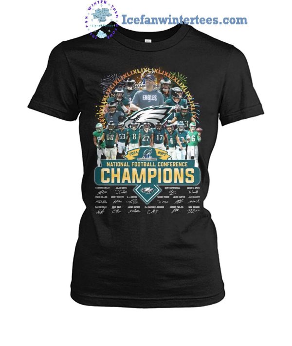 Philadelphia Eagles 2024-2025 National Football Conference Champions Limited Edition Unisex T-Shirt