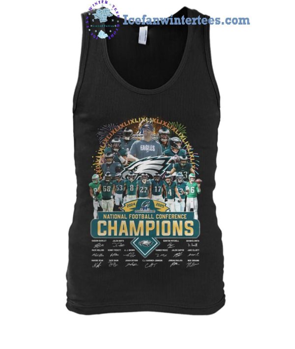 Philadelphia Eagles 2024-2025 National Football Conference Champions Limited Edition Unisex T-Shirt