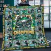 Philadelphia Eagles Champions 2024-2025 Fly Eagles Fly Limited Edition Fleece Blanket