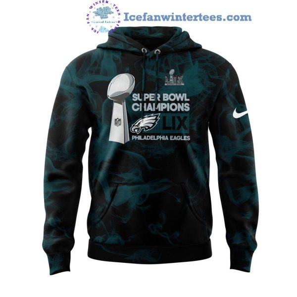 Philadelphia Eagles NFL Super Bowl LIX Champions Vince Lombardi Trophy Limited Edition Hoodie Longpants