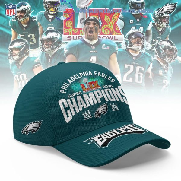 Philadelphia Eagles Super Bowl Lix Champions 2024 Classic Cap