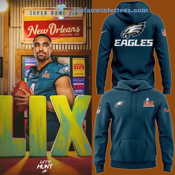 Philadelphia Eagles x Jalen Hurts Opening Night Super Bowl LIX Limited Edition Hoodie