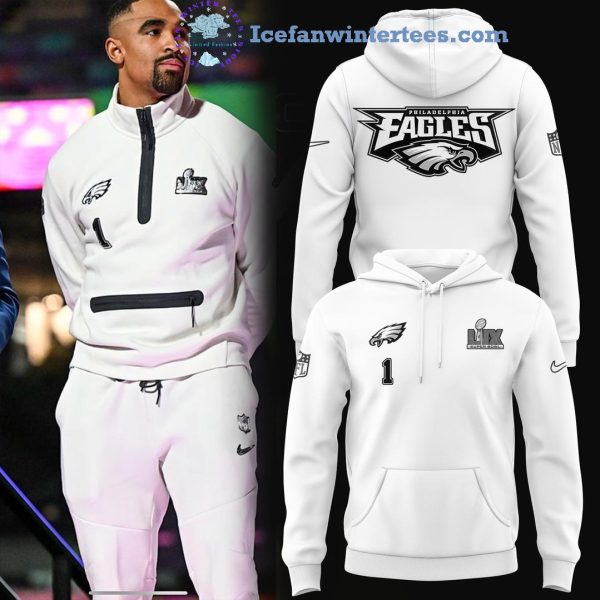 Philadelphia Eagles x Jalen Hurts Super BOWL LIX NFL Limited Edition Hoodie Longpants